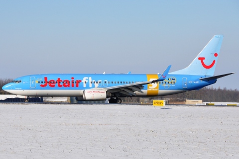 OO-VAC - 737-8BK(WL) - JetairFly - LGG - 16-02-2010