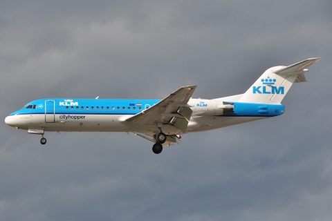 PH-KZB - Fokker 70 - KLM Cityhopper - LHR - 28-08-2010