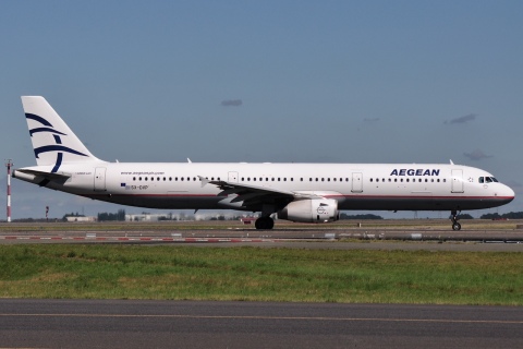 SX--DVP - A321-232 - Aegean - CDG - 21-08-2010