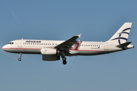 SX-DVV - A320-232 - Aegean Airlines - BRU - 03-10-2010