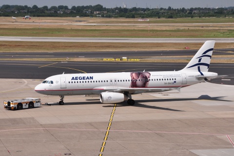 SX-DVV - A320-232 - Aegean Airlines - DUS - 10-07-2010
