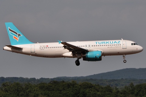 TC-TCC - A320-232 - Turkuaz Airlines - CGN - 10-07-2010