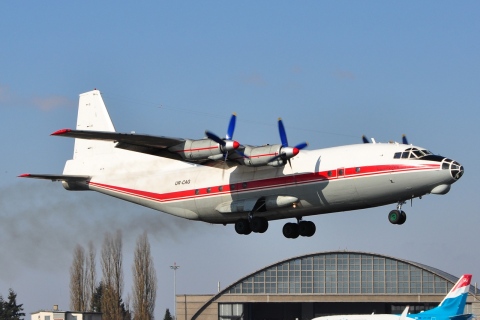 UR-CAG - Antonov An-12-BK - Meridian (Ukraine) - LUX - 07-03-2010