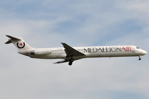 YR-HBE - MD-83 - Medallion Air - BRU - 03-10-2010