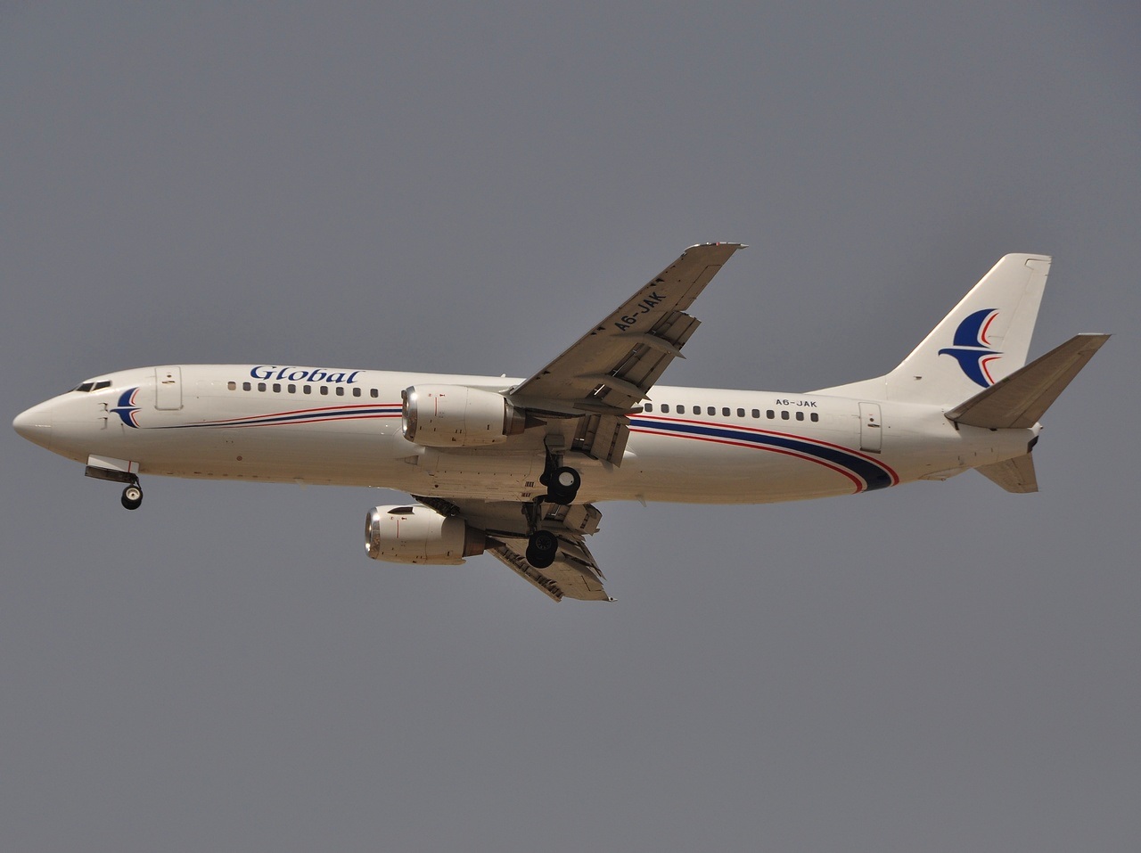 A6-JAK - 737-406 - Global Jet United Arab Emirates - DXB - 03-04-2011