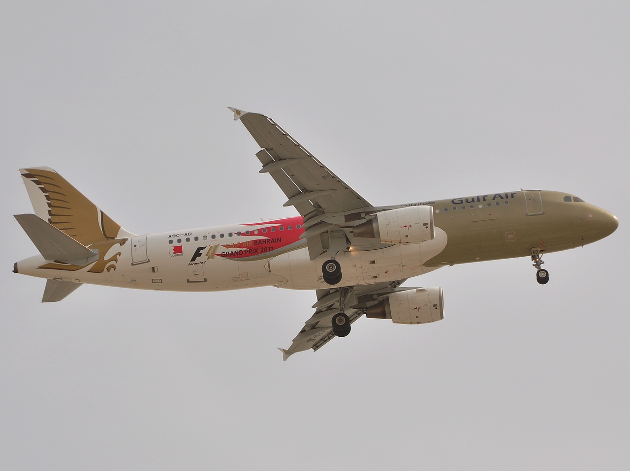 A9C-AD - A320-214 - Gulf Air - DXB - 05-04-2011