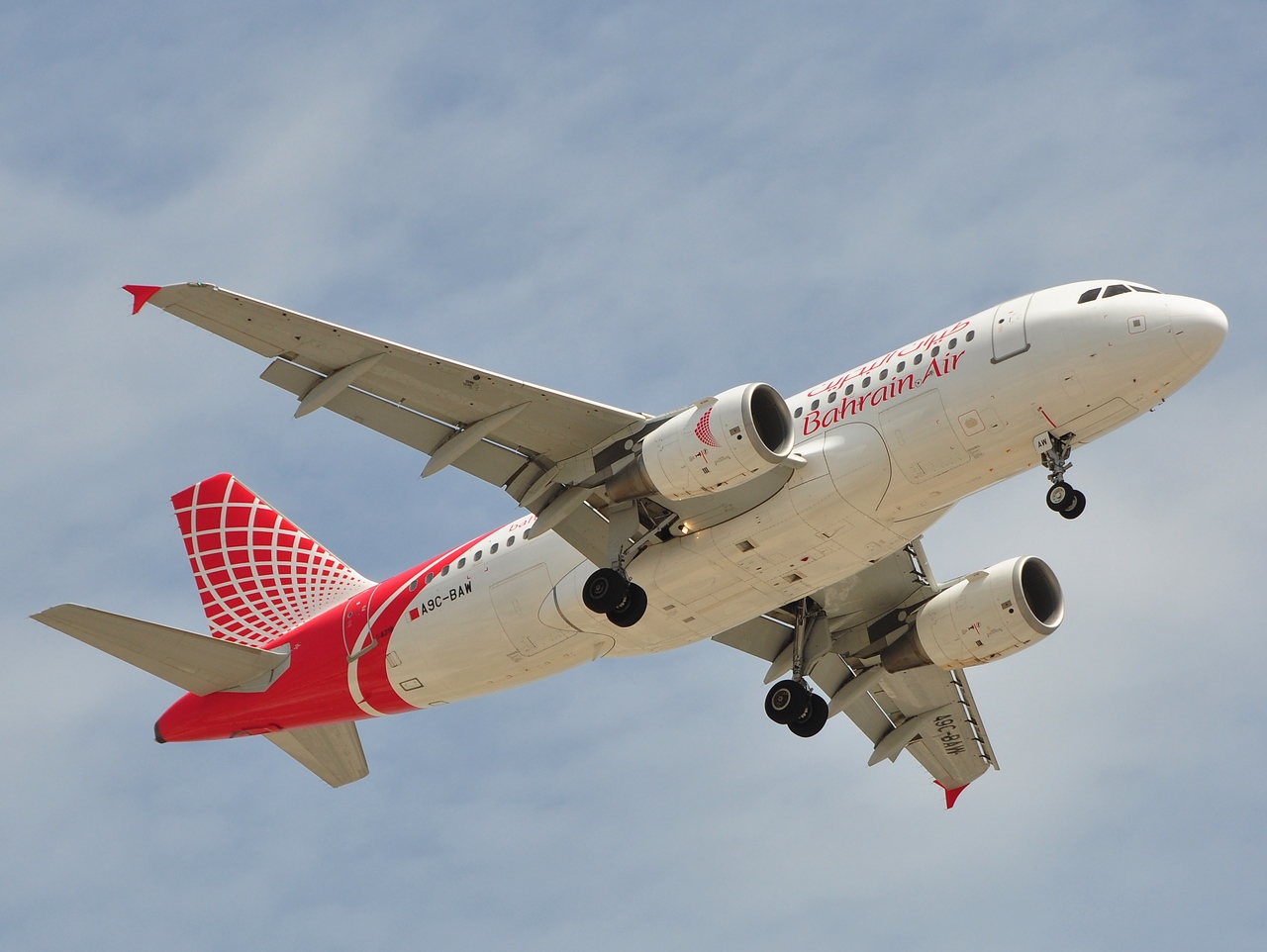 A9C-BAW - A319-111 - Bahrain Air - DXB - 07-04-2011