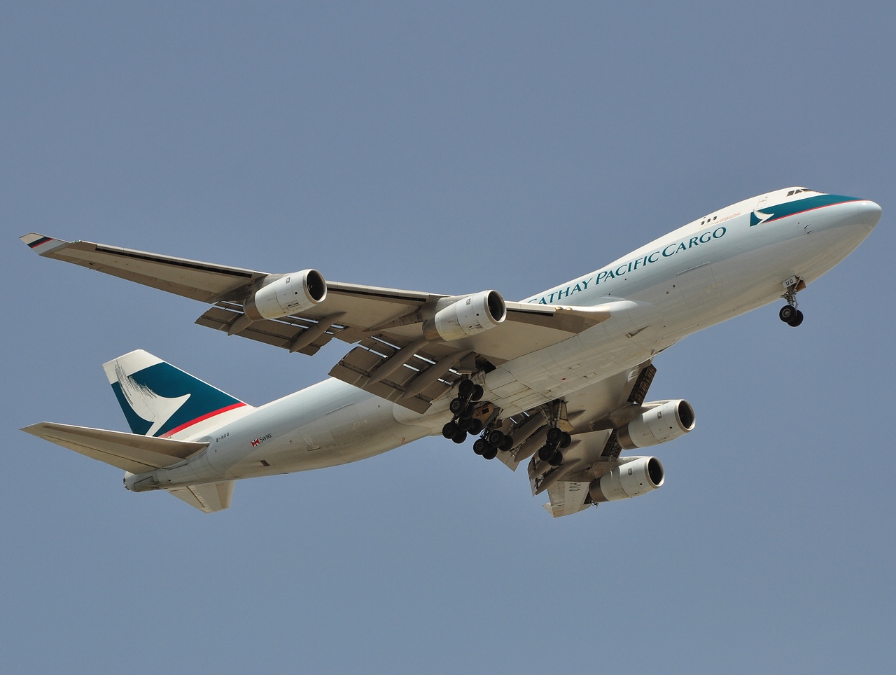 B-HUQ - 747-467F - Cathay Pacific Airways - DXB - 07-04-2011