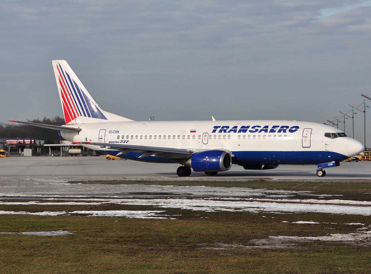 EI-CXN - 737-329 - Transaero Airlines - SZG - 09-01-2011