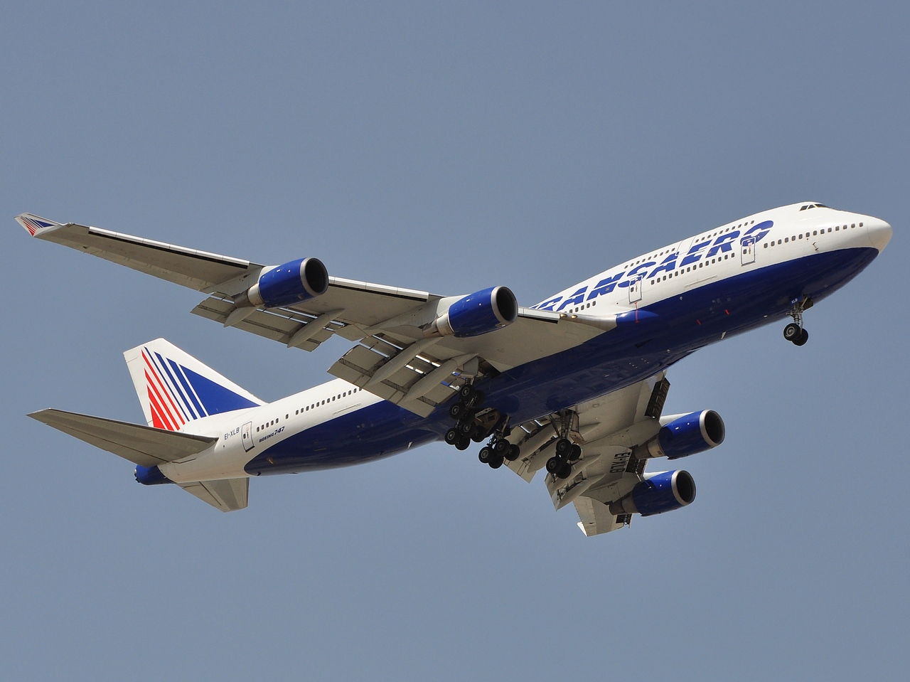 EI-XLB - 747-446 - Transaero Airlines - DXB - 08-04-2011