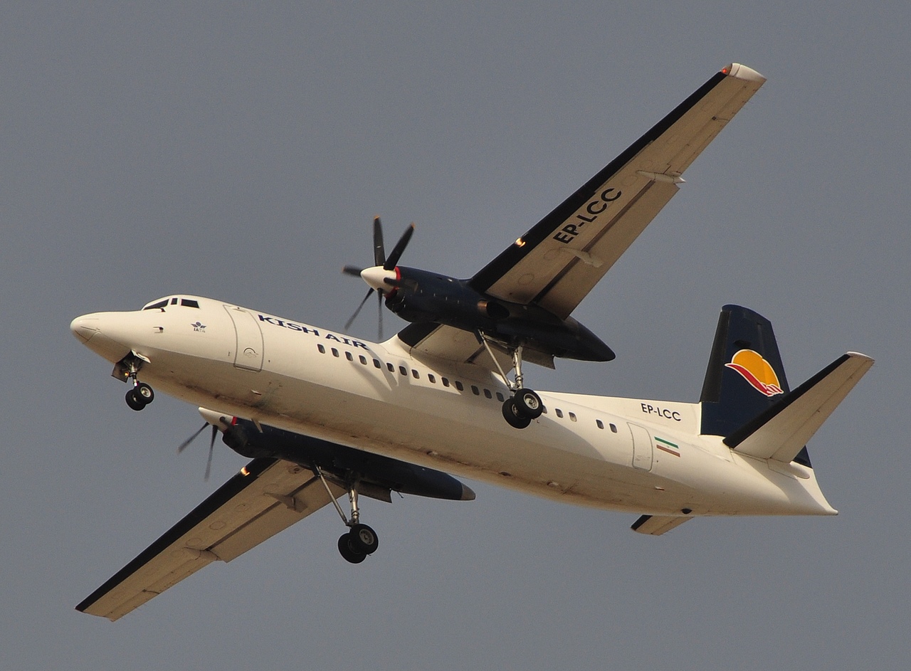 EP-LCC - Fokker 50- - Kish Air - DXB - 03-04-2011