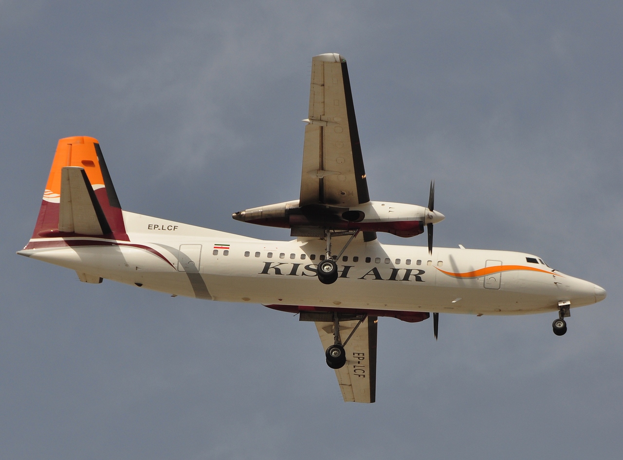 EP-LCF - Fokker 50- - Kish Air - DXB - 07-04-2011