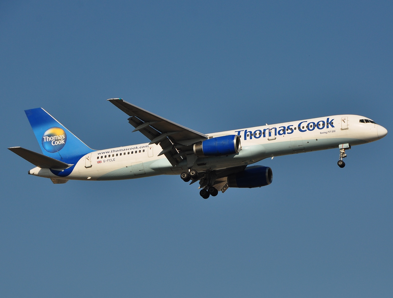 G-FCLE - 757-2Q8(WL) - Thomas Cook Airlines - AYT - 28-08-2011