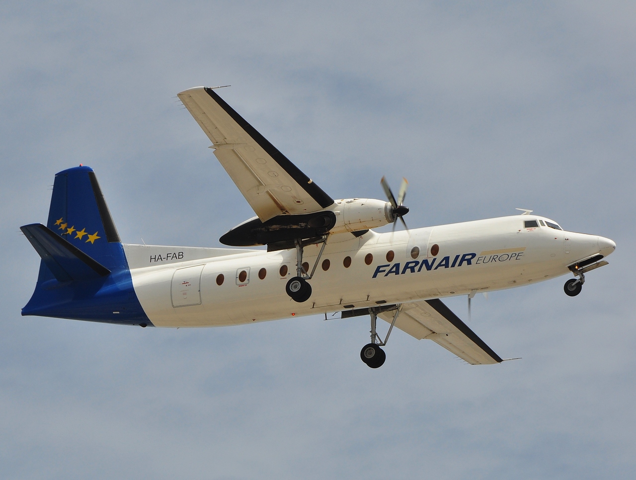HA-FAB - Fokker F-27-500 - Falcon Express Cargo Airlines - DXB - 07-04-2011