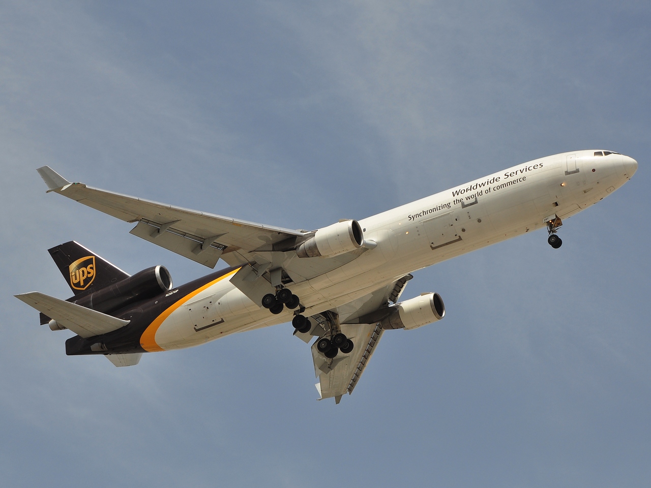 N287UP - MD-11F - United Parcel Service (UPS) - DXB - 07-04-2011