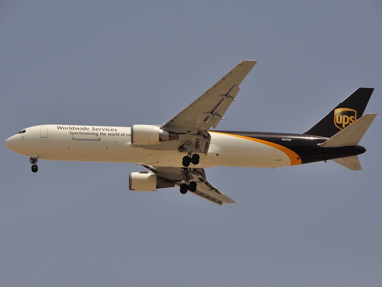 N325UP - 767-34AFW - United Parcel Service (UPS) - DXB - 03-04-2011