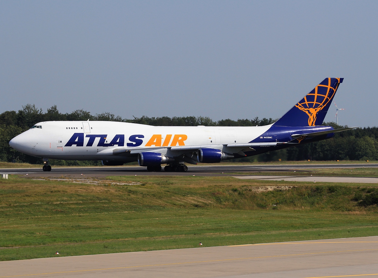N458MC - 747-446 - Atlas Air - HHN - 28-06-2011