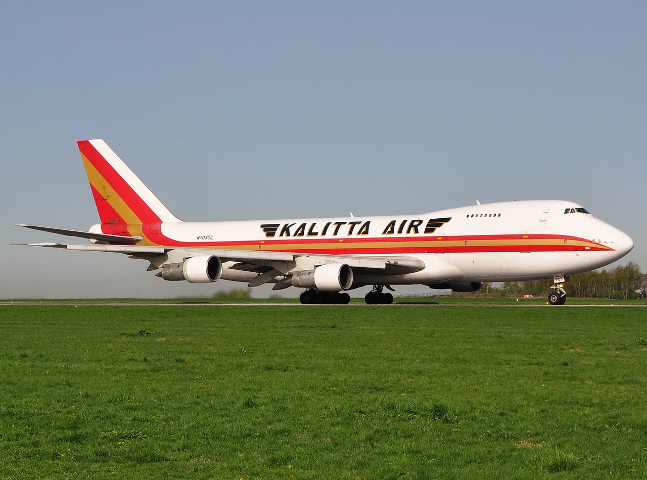 N703CK - 747-212B - Kalitta Air - LGG - 10-04-2011