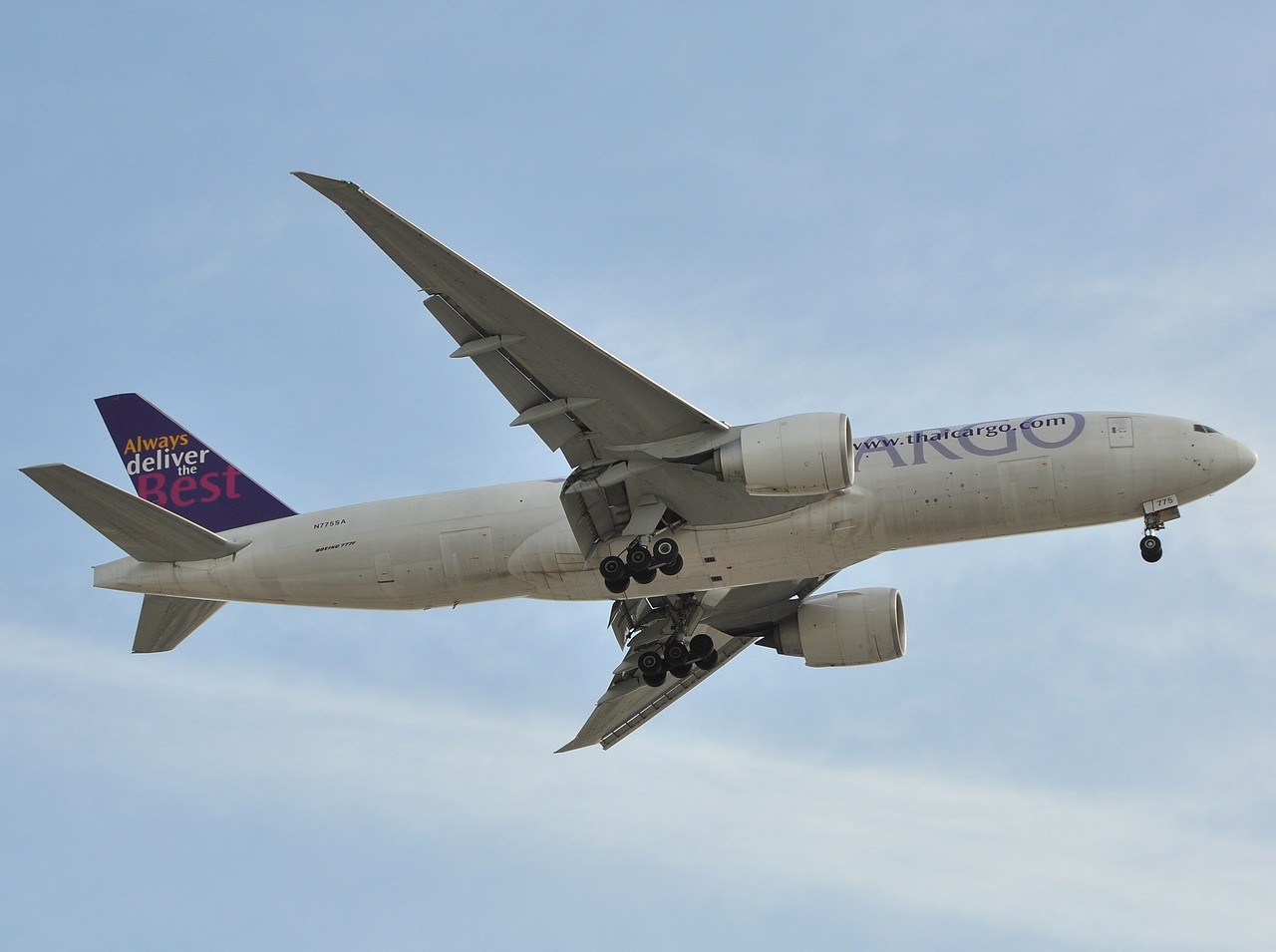 N775SA - 777-FZB - Thai Cargo - DXB - 07-04-2011
