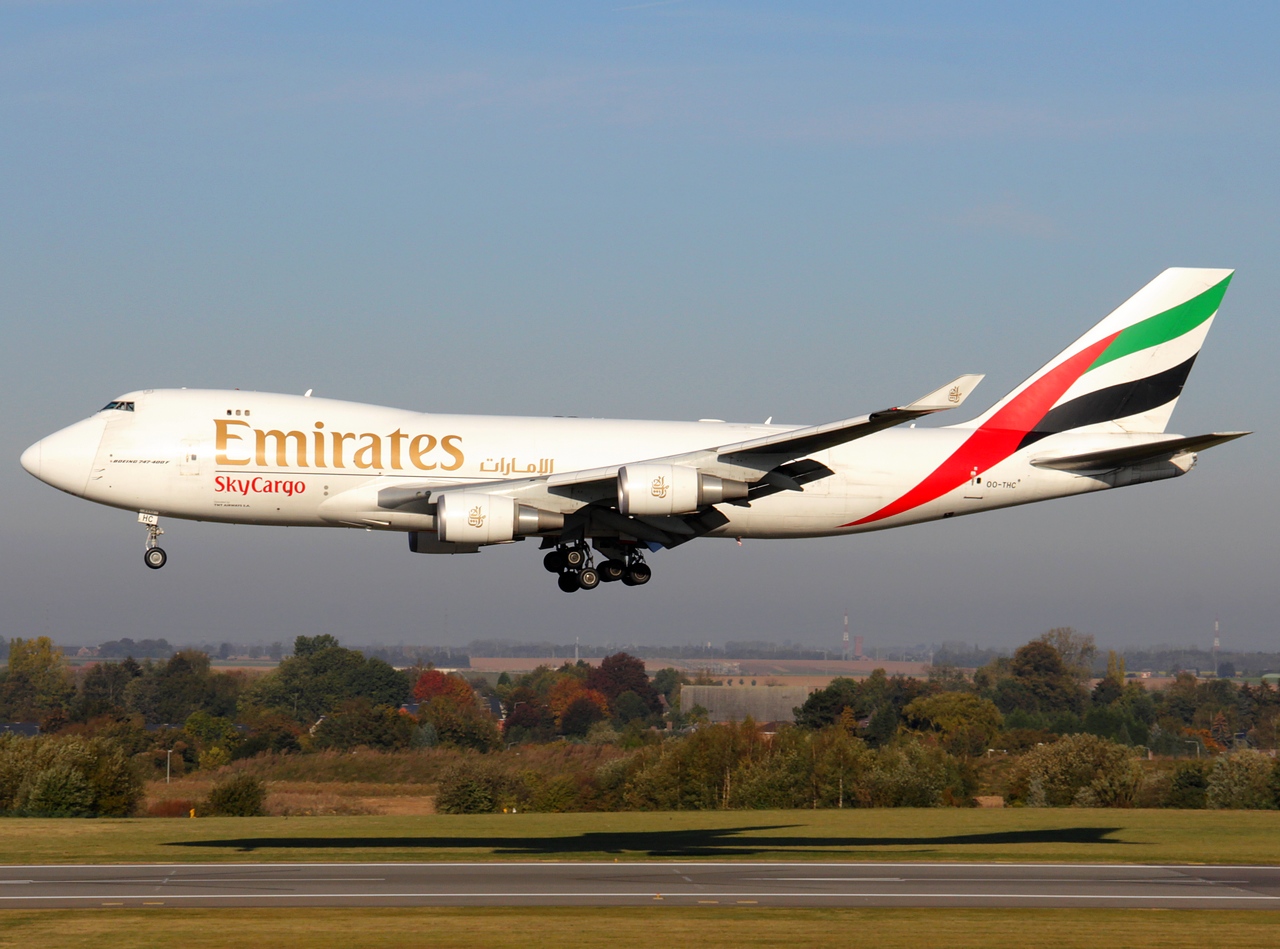 OO-THC - 747-4HAF(ER) - Emirates - LGG - 23-10-2011