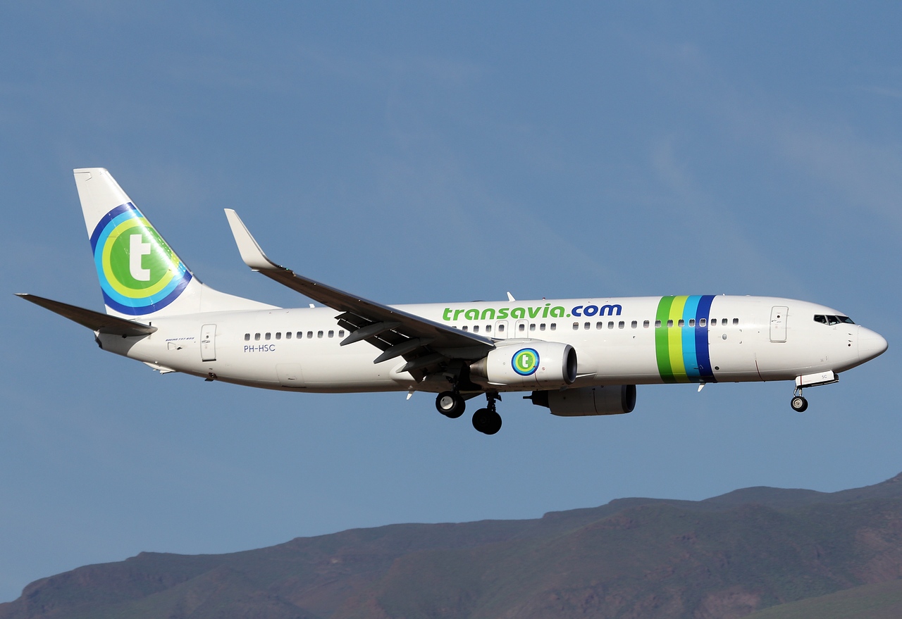 PH-HSC - 737-8K2(WL) - Transavia - LPA - 19-02-2011