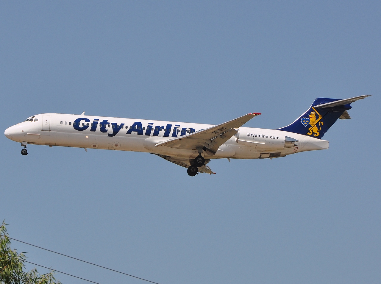 SE-DIU - MD-87 - City Airline - AYT - 28-08-2011