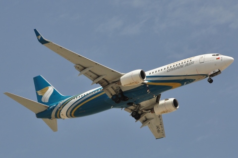 A4O-BA - 737-8BK(WL) - Oman Air - DXB - 07-04-2011