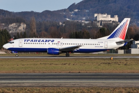 EI-CZK - 737-4Y0 - Transaero Airlines - SZG - 09-01-2011