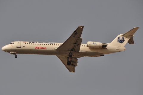 EP-ASP - Fokker 100 - Iran Aseman Airlines - DXB - 03-04-2011
