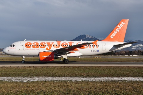 G-EJAR - A319-111 - easyJet - SZG - 08-01-2011