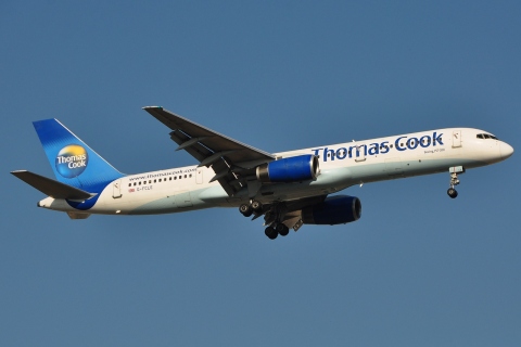 G-FCLE - 757-2Q8(WL) - Thomas Cook Airlines - AYT - 28-08-2011