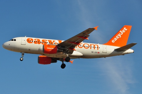 HB-JZK - A319-111 - easyJet Switzerland - LPA - 19-02-2011
