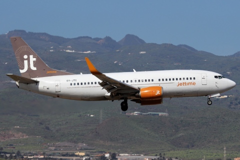 OY-JTC - 737-3L9(WL) - JetTime - LPA - 19-02-2011
