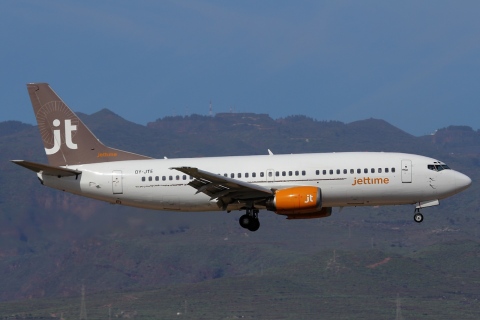 OY-JTE - 737-3L9 - JetTime - LPA - 19-02-2011