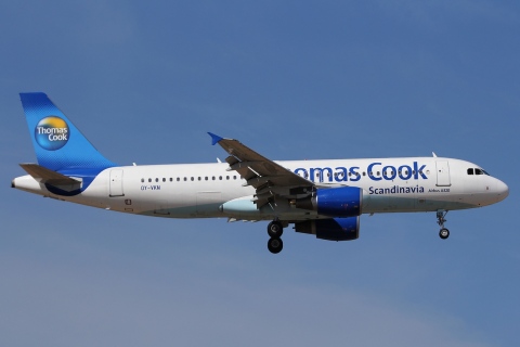 OY-VKM - A320-214 - Thomas Cook Airlines Scandinavia - LPA - 19-02-2011