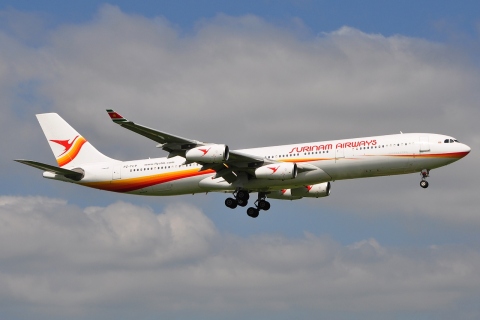 PZ-TCP - A340-311 - Surinam Airways - AMS - 04-07-2011