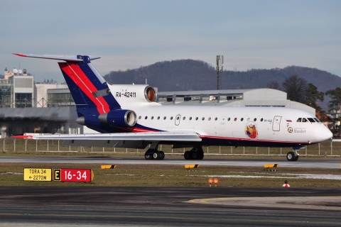 RA-42411 - Yakovlev Yak-42 - RusJet Aircompany - SZG - 09-01-2011