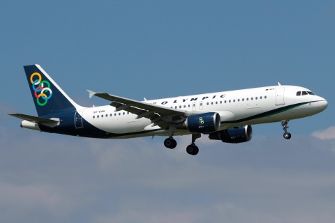 SX-OAU - A320-214 - Olympic Air - AMS - 04-07-2011