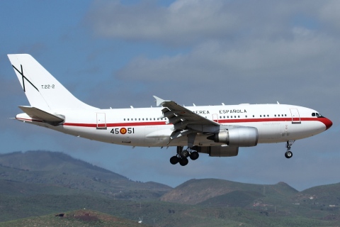 T22-2 - A310-304 - Spanish Air Force-Ejercito del Aire - LPA - 18-02-2011