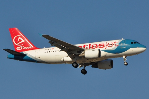 TC-ATD - A319-112 - Atlasjet - AYT - 26-08-2011