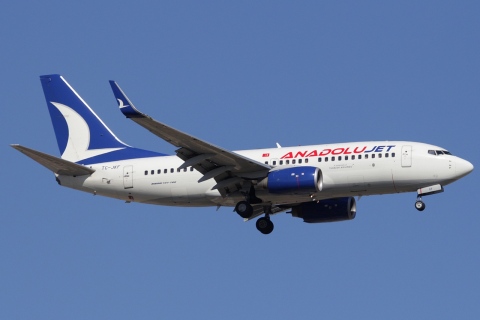 TC-JKF - 737-76N(WL) - Anadolu Jet - AYT - 28-08-2011