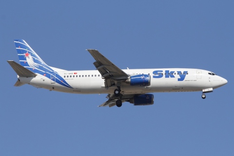 TC-SKB - 737-430 - Sky Airlines - AYT - 25-08-2011