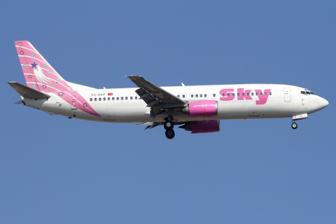 TC-SKF - 737-4Q8 - Sky Airlines - AYT - 29-08-2011
