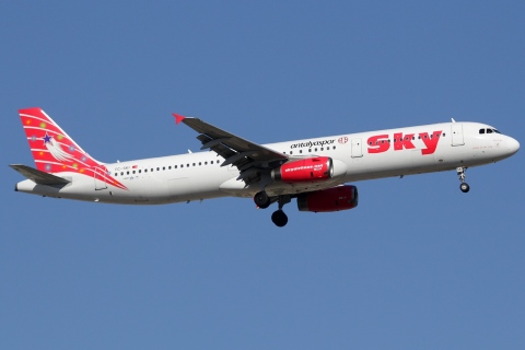TC-SKI - A321-131 - Sky Airlines - AYT - 28-08-2011