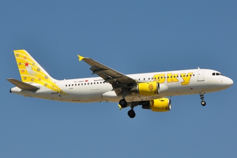 TC-SKK - A320-211 - Sky Airlines - AYT - 28-08-2011