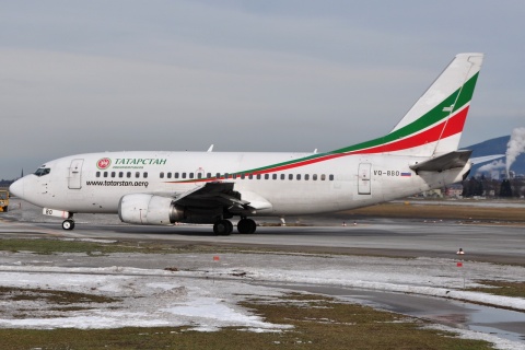 VQ-BBO - 737-548 - Tatarstan Airlines - SZG - 09-01-2011