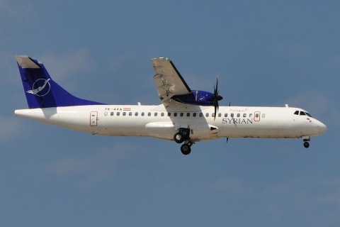 YK-AVA - ATR 72-500 (72-212A) - Syrian Arab Airlines - AYT - 30-08-2011