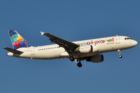 YL-LCE - A320-211 - Small Planet Airlines - AYT - 26-08-2011