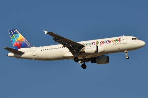 YL-LCE - A320-211 - Small Planet Airlines - AYT - 27-08-2011