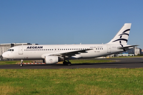 YL-LCI - A320-214 - Aegean Airlines - CDG - 26-06-2011